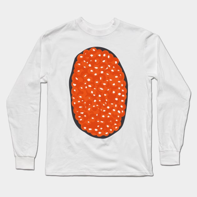 Sushi caviar Long Sleeve T-Shirt by Kuhtina